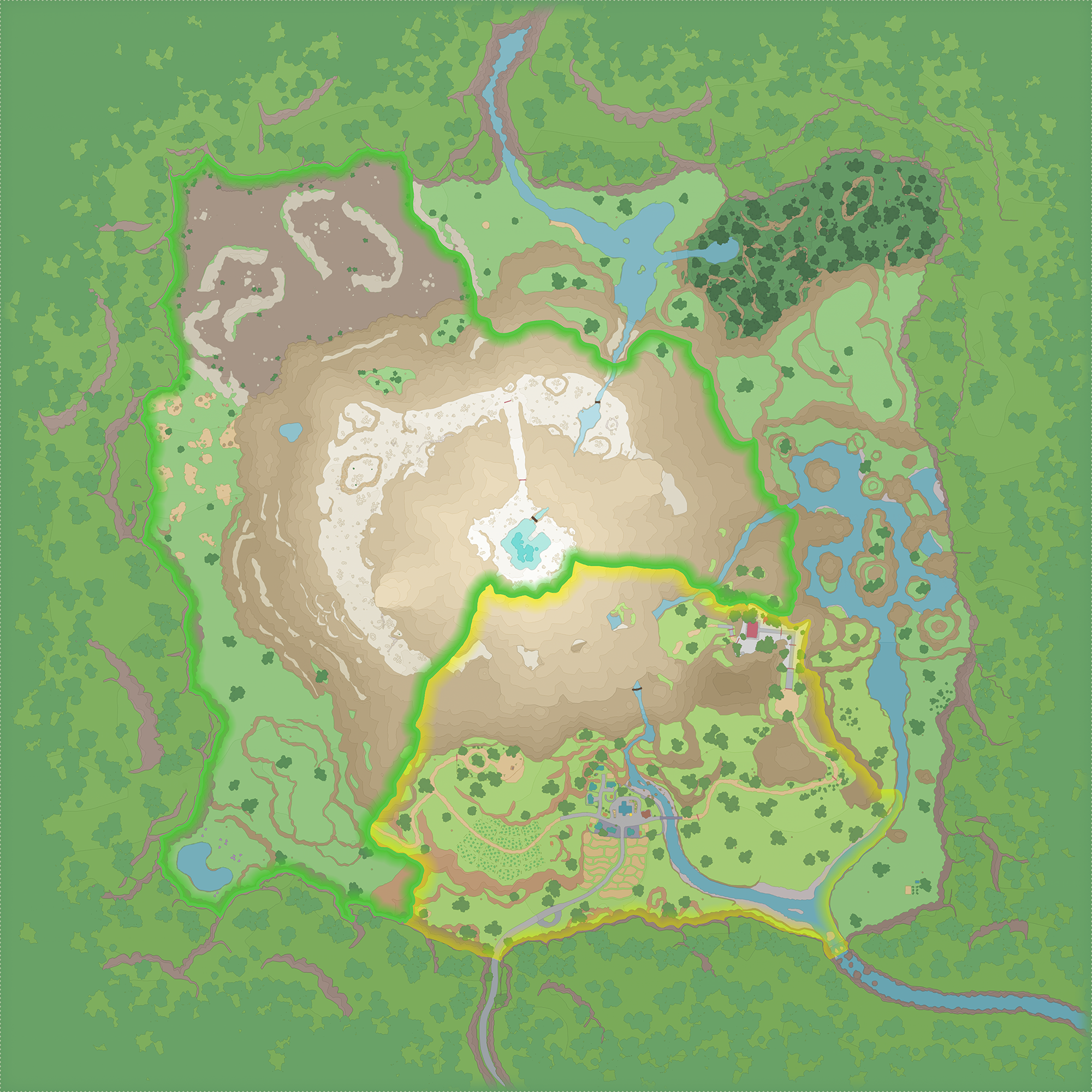 Kitakami region map