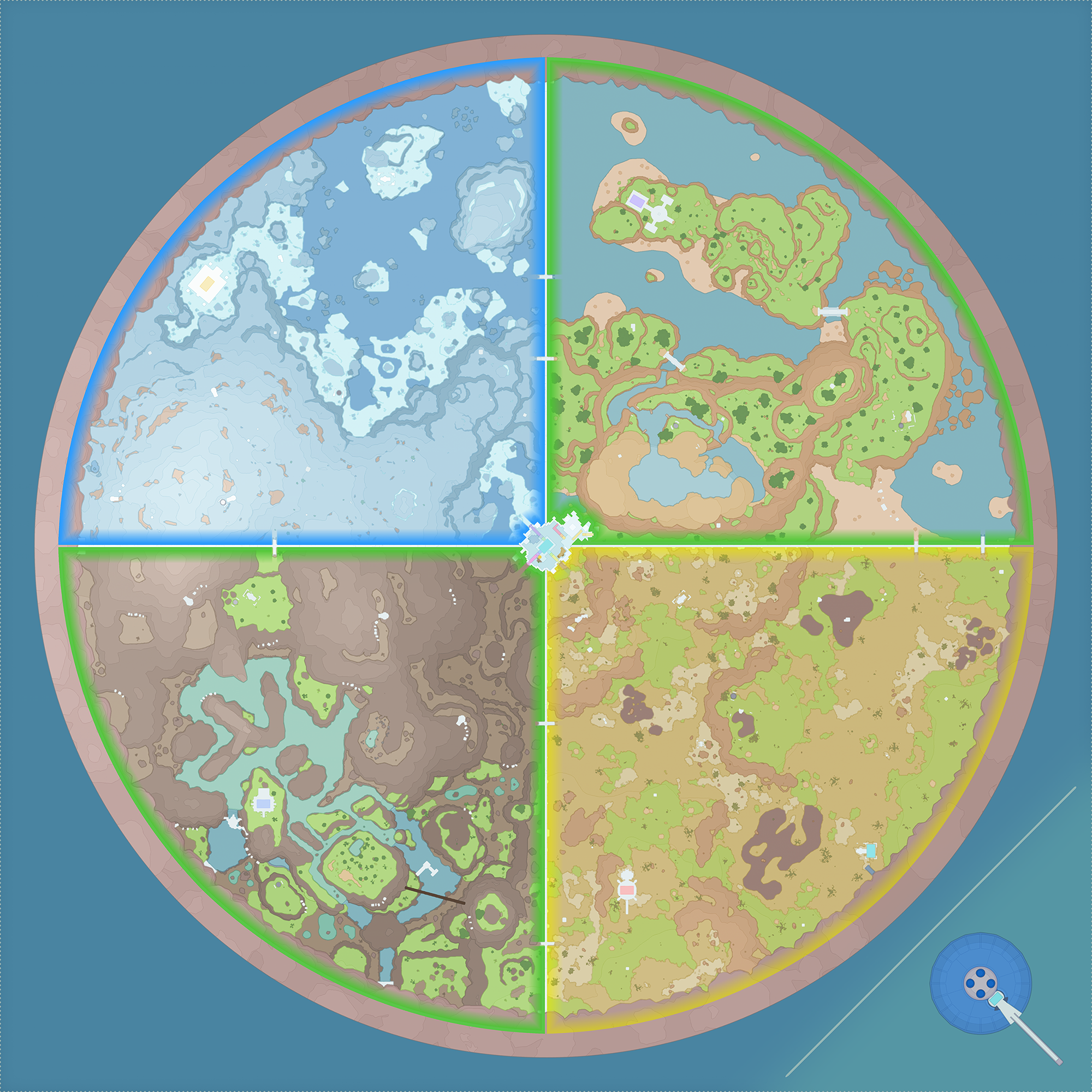 Terarium region map